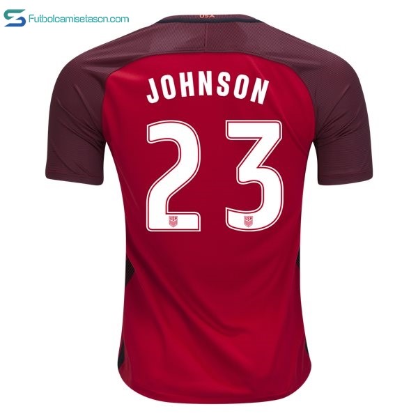 Camiseta Estados Unidos 3ª Johnson 2017